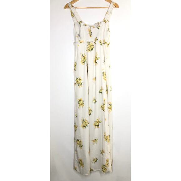 Show Me Your Mumu Bristol Dress Floral Sleeveless Square Neck Maxi Tank White M - Picture 3 of 8